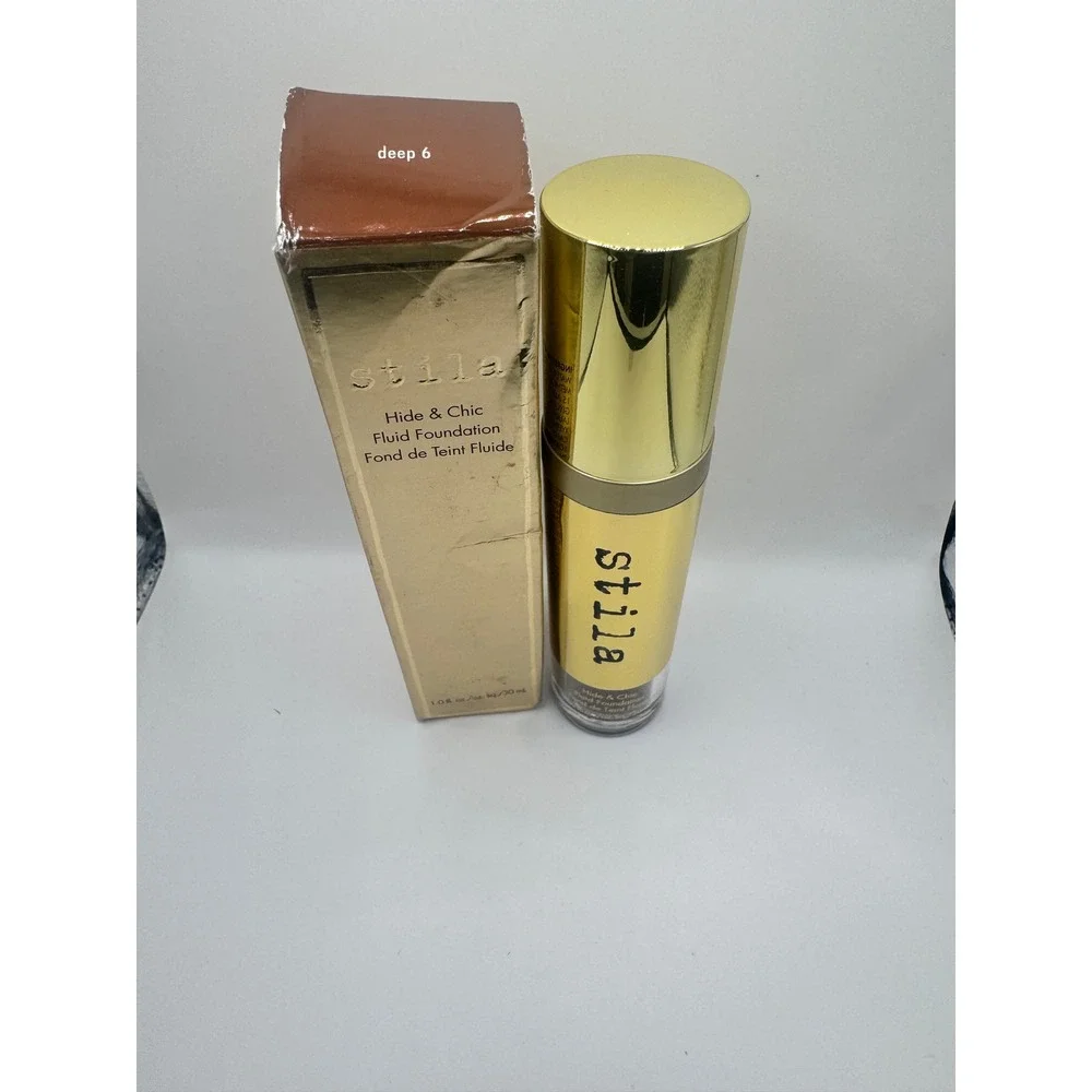 Stila Hide & Chic Fluid Foundation Deep 6 - NEW